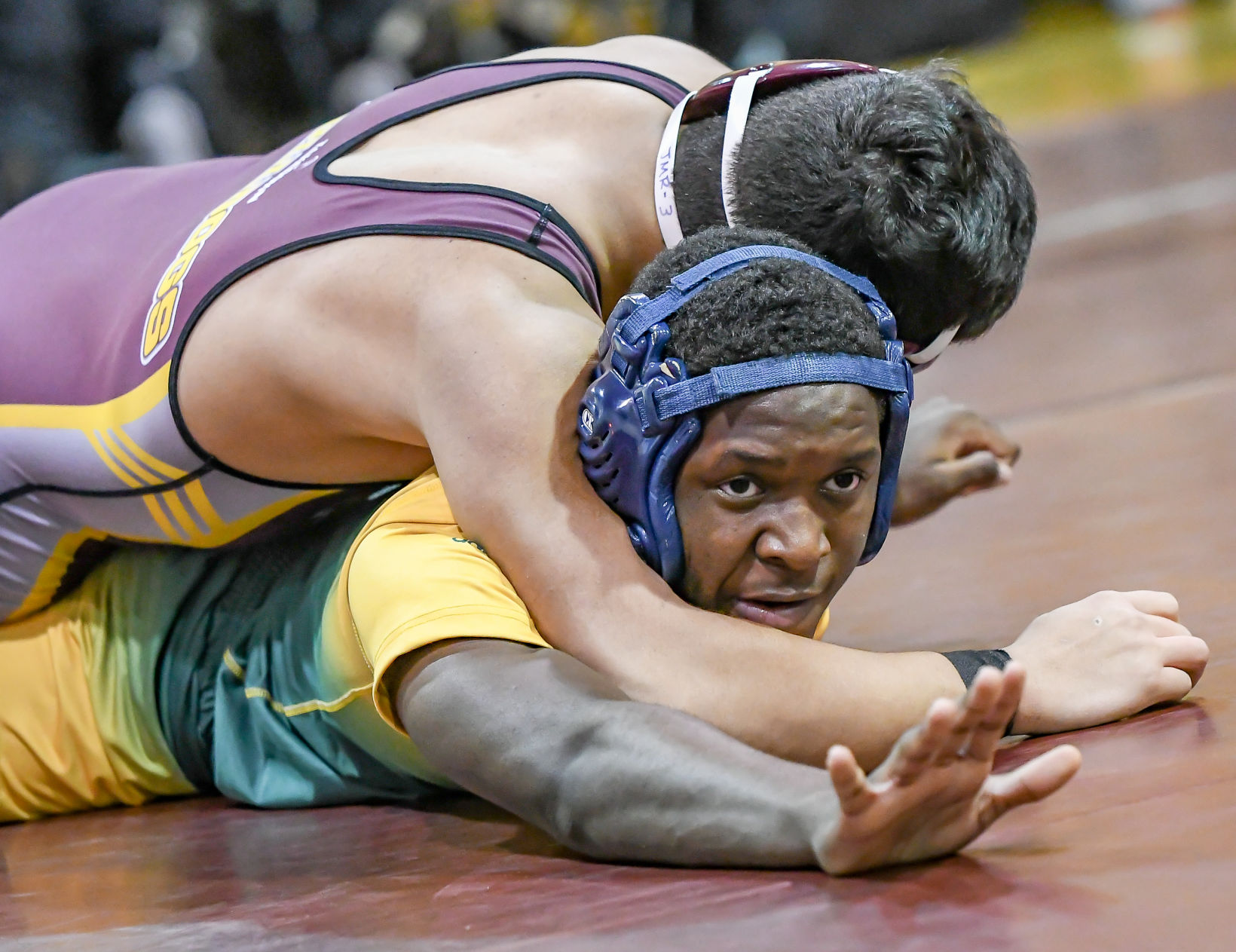 Wednesday night high school wrestling action